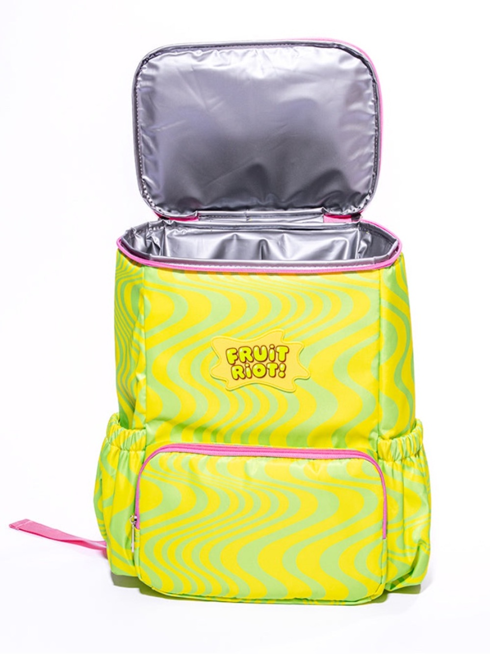 Neon Green & Yellow Insulated Backpack Cooler